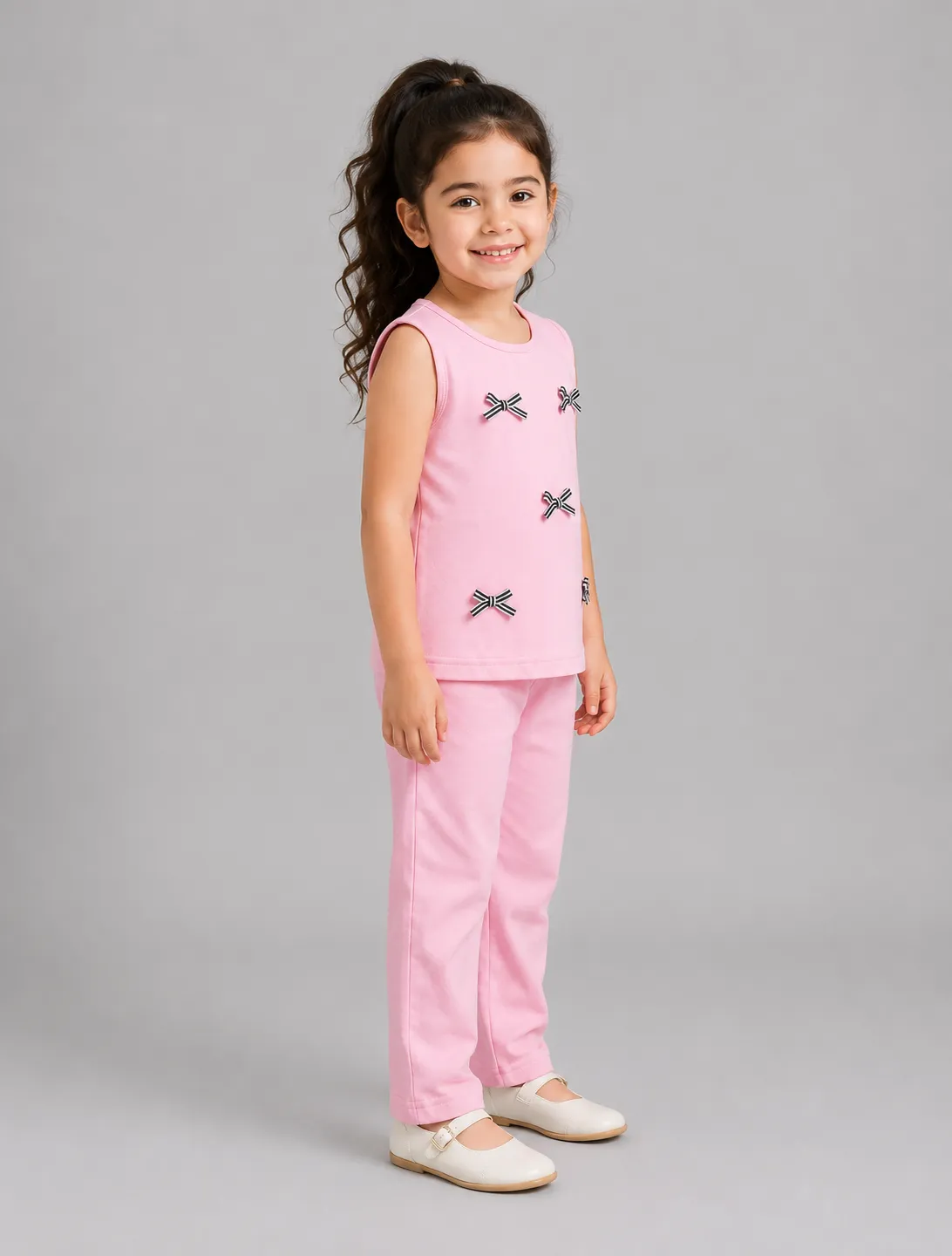 Baby Pink Bow Set