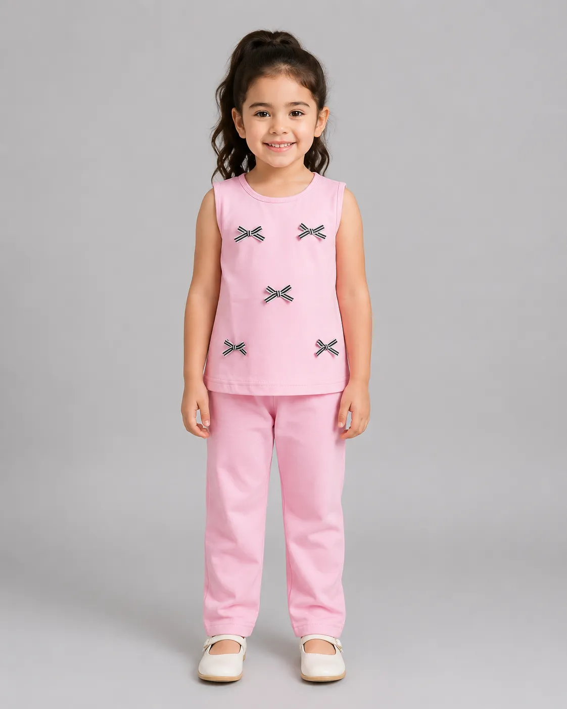 Baby Pink Bow Set