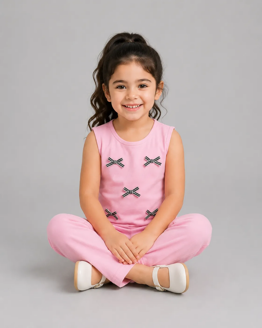 Baby Pink Bow Set