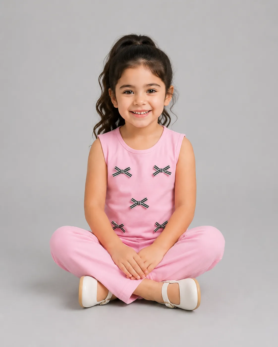 Baby Pink Bow Set
